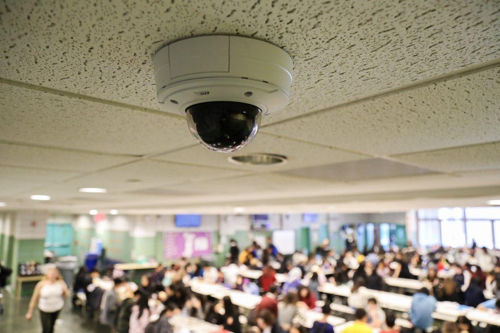 Security+cameras+installed+throughout+building