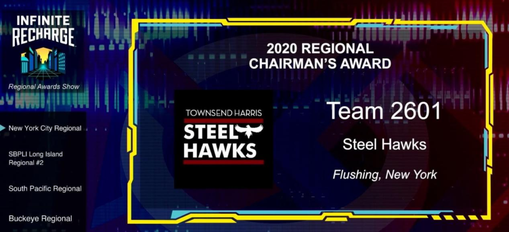 Steel Hawks win Chairman’s Award for the first time