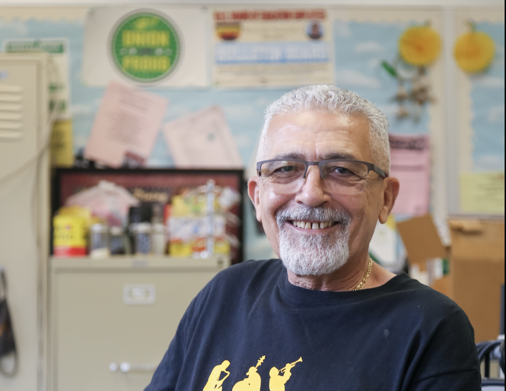 After twenty-five years at THHS, custodian Luis Perez retires