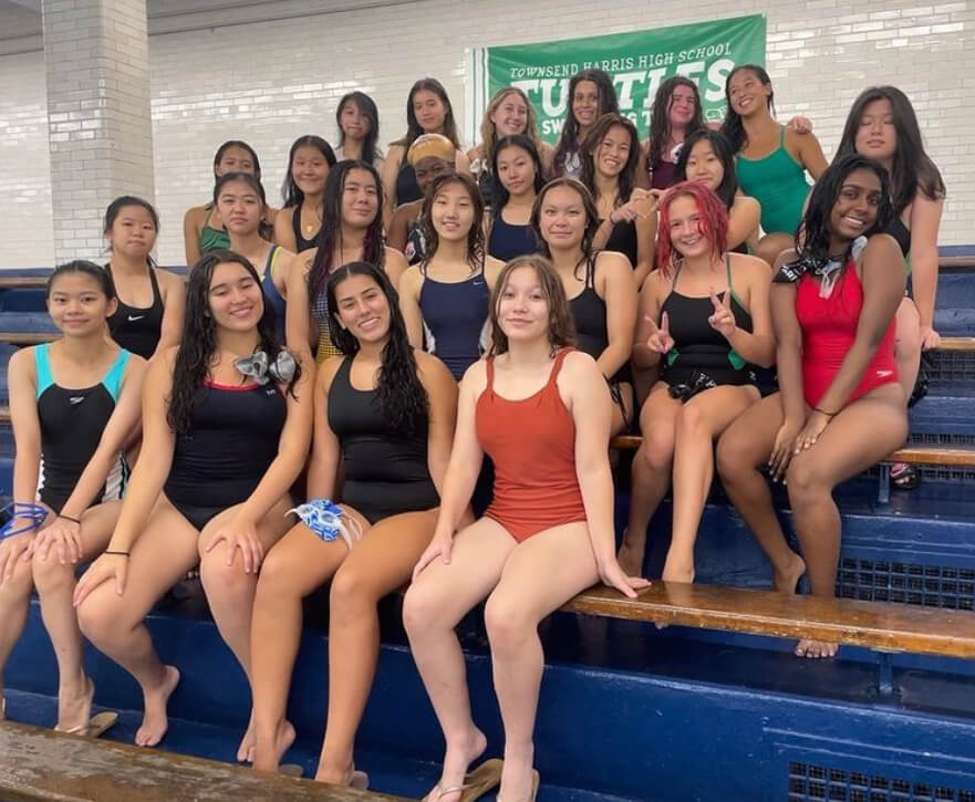 The 2022-2023 Girls Varsity Swim Team