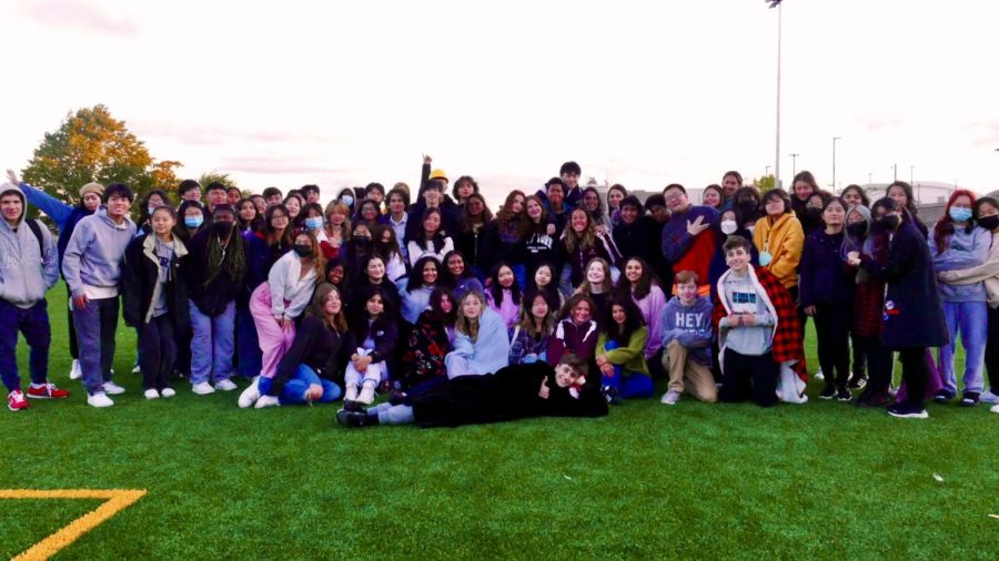 Seniors celebrated the beginning of their last school year by watching the sunrise together on September 23.