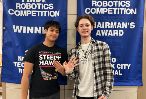 President of Steel Hawks, Matthew Algenio (left) and Vice President, Matthew Goldstein (right).