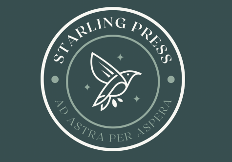 A logo for the newly founded Starling Press.