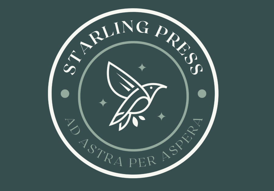 A logo for the newly founded Starling Press.