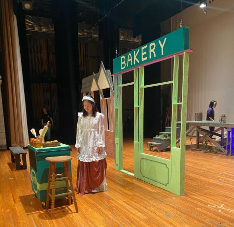 The set of the Into the Woods musical.