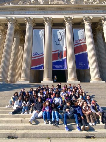 The students who participated in the Reading Initiative at the National Archives Museum.