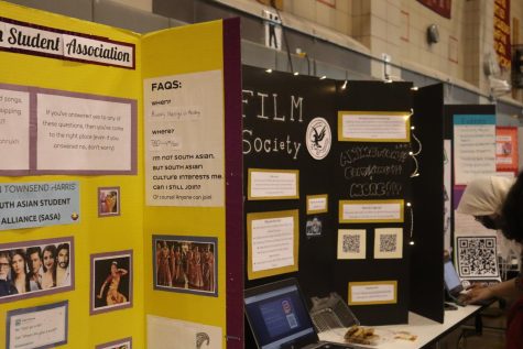 Students promoted new and returning clubs during the Club Fair this past fall. 