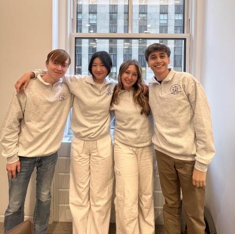The mock trial team captains. 