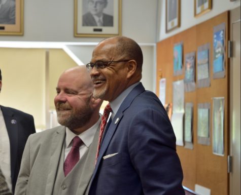 NYC Schools Chancellor David Banks visits Townsend Harris to discuss funding for the future of the Queens College Bridge Year Program, and also see how the school runs with everyday student involvement.