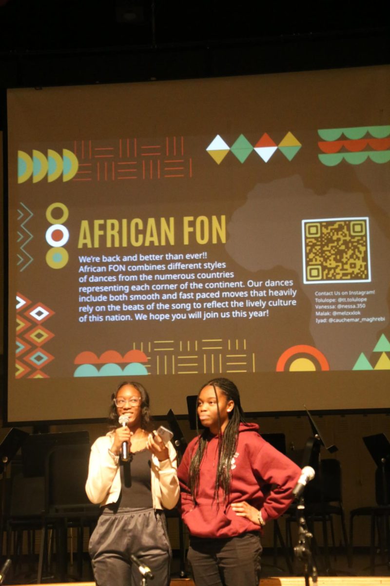 African FON leaders showcase their FON at the kickoff rally last December.