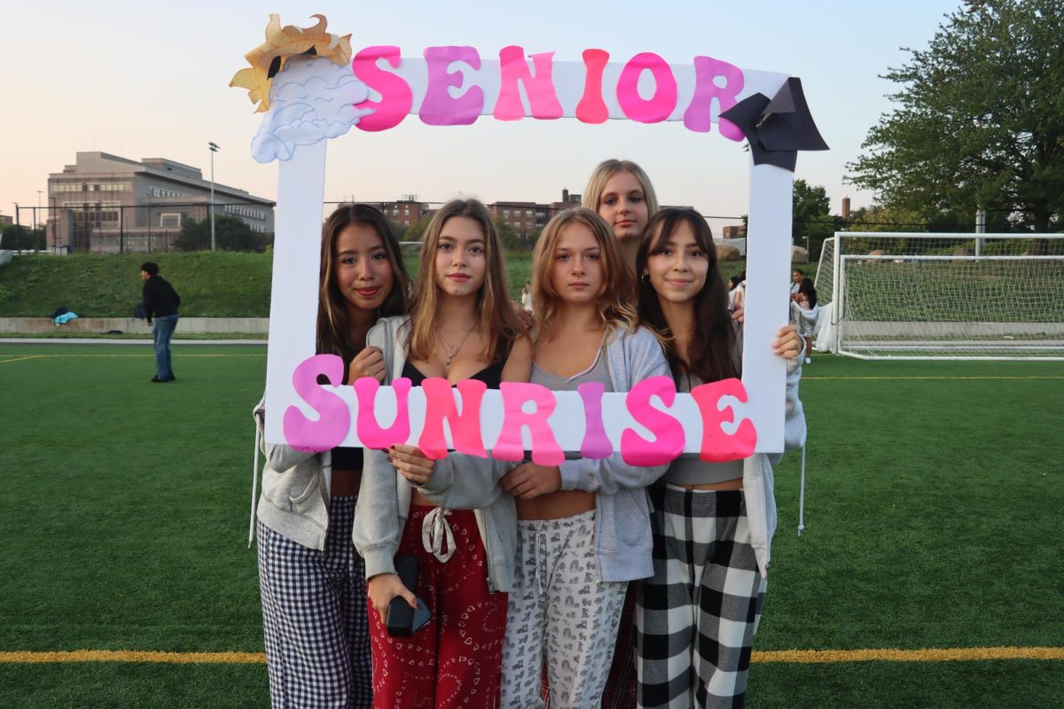 Seniors at Senior Sunrise