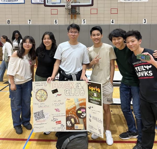 Hack Club attending the annual THHS club fair