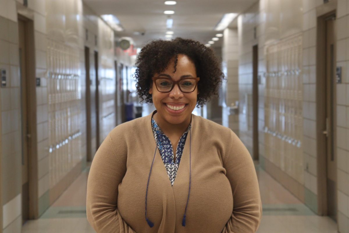 Ms. Flores, the new guidance counselor at Townsend Harris High School