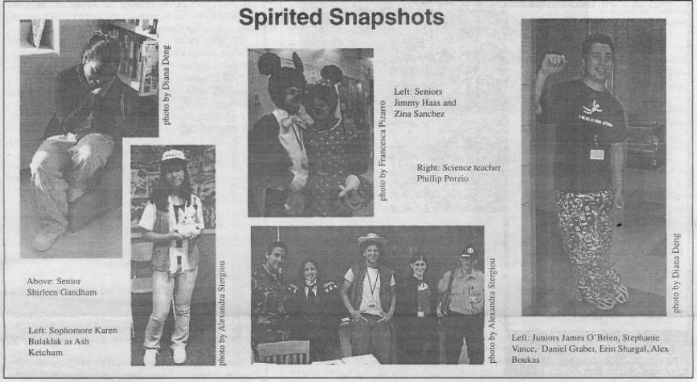 Snapshots of the spirit week highlighted in the 21st volume of The Classic