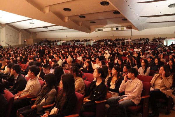 Founders' Day back to Colden Auditorium.