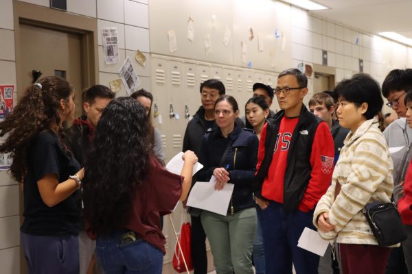 Upperclassmen Volunteering at Townsend Harris Open House 