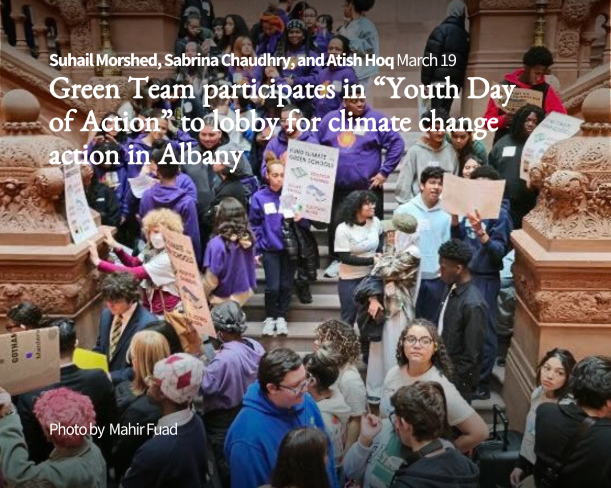 Students and teachers attending the "Youth Day of Action” in Albany