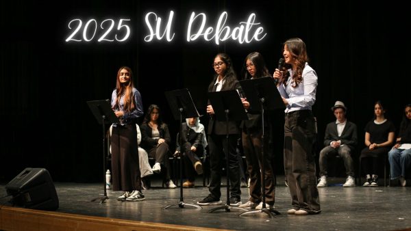 Freshman-Sophomore candidates during the Student Union debate