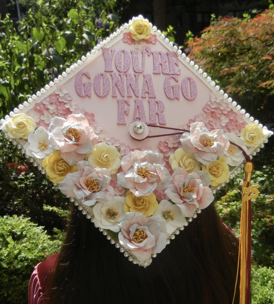 Graduation cap art by Shaila Zaconeta