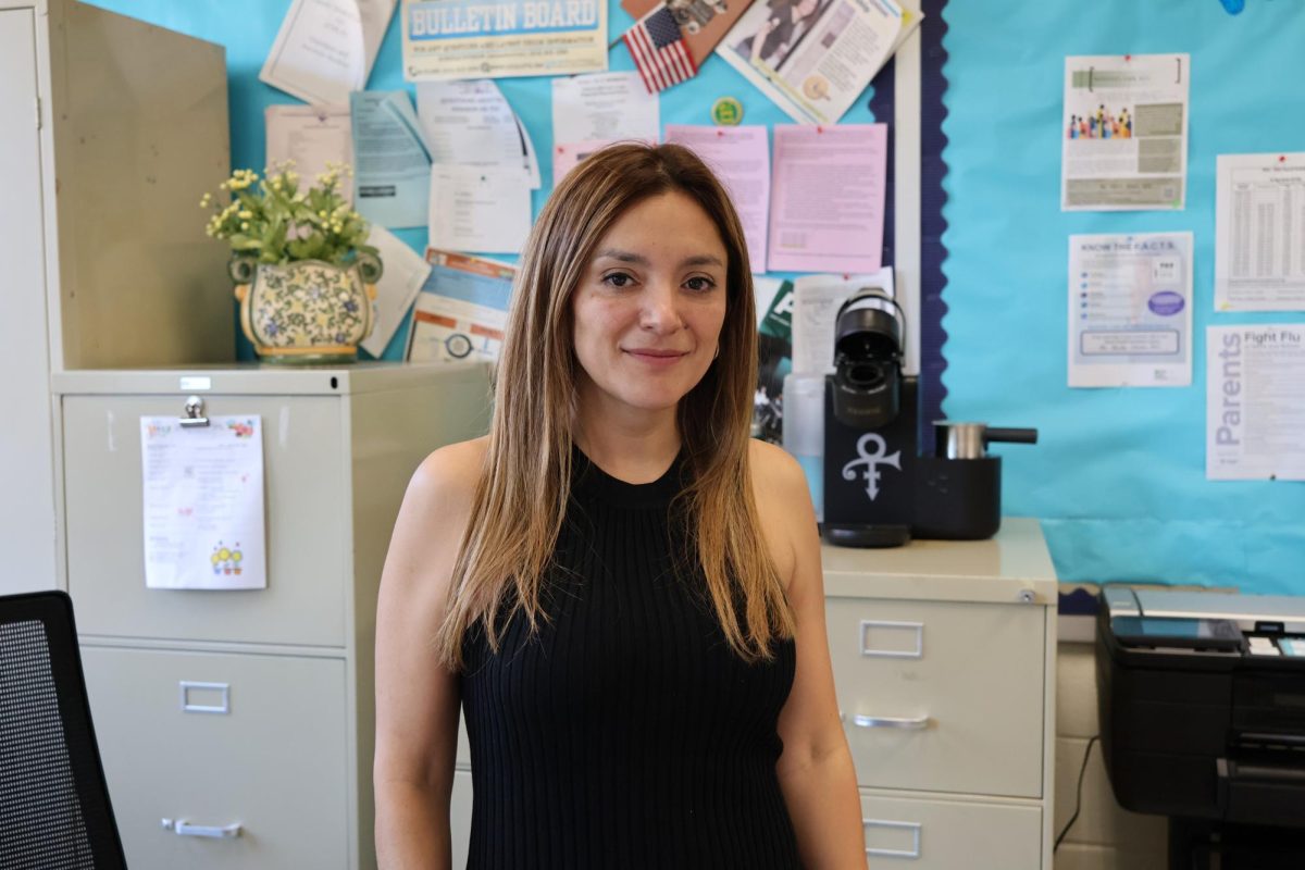 Ms. Albarracin in the main office