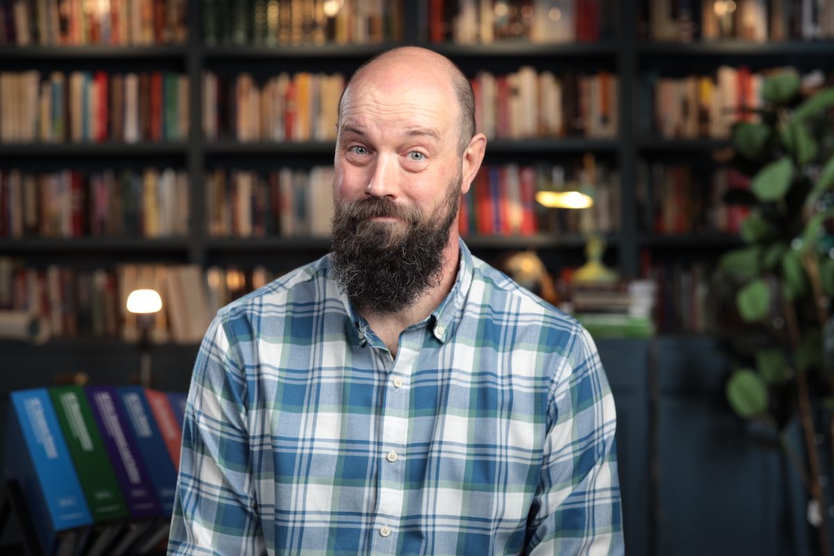 Steve Heimler of "Heimler's History" has a large following of THHS students who rely on his resources, and his humor, to get them through AP season.