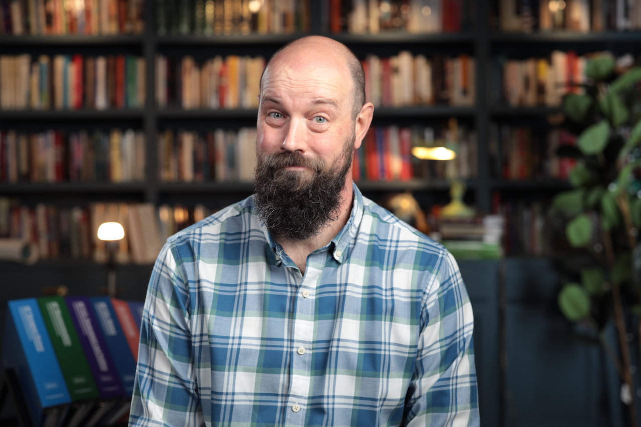 Steve Heimler of "Heimler's History" has a large following of THHS students who rely on his resources, and his humor, to get them through AP season.