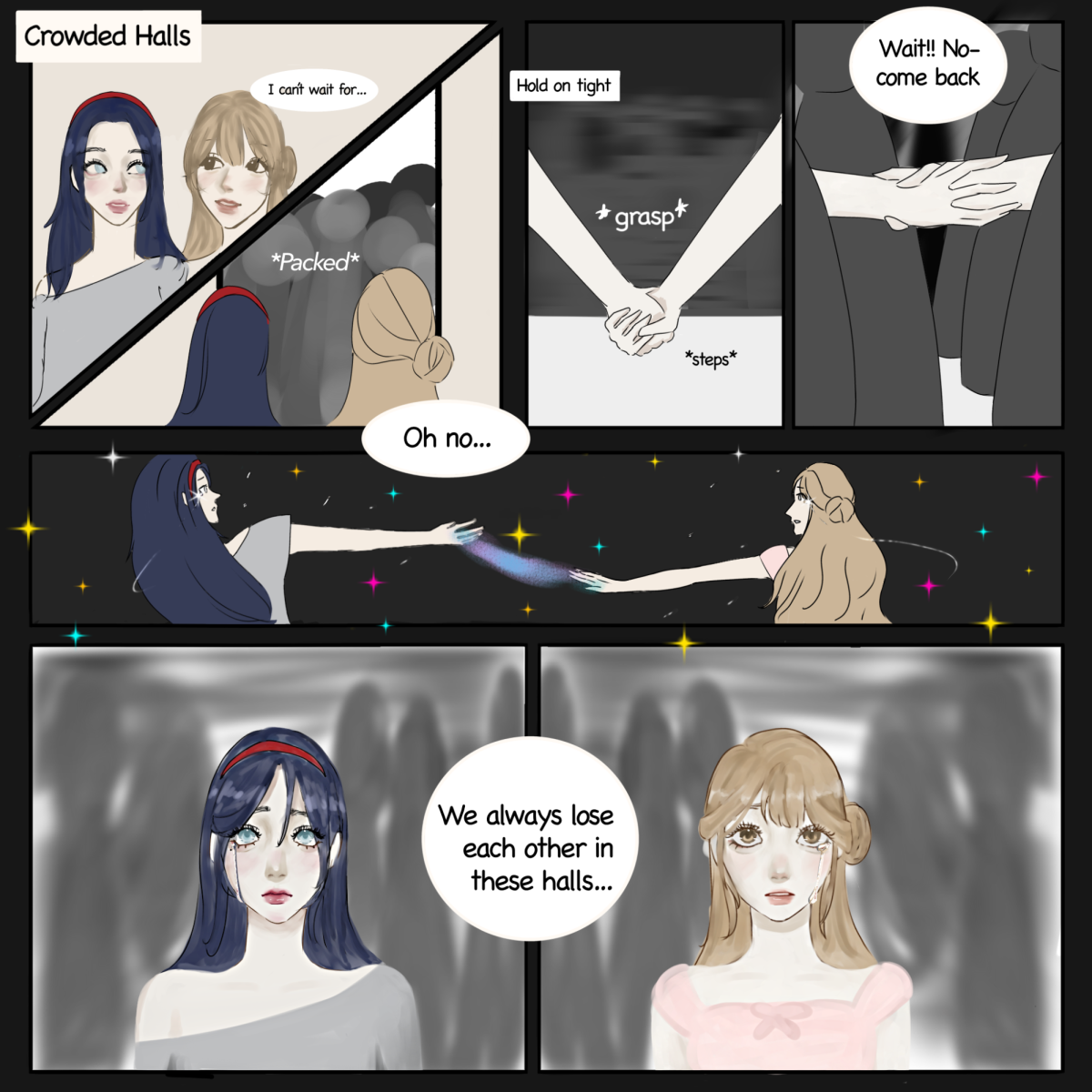 Classic comics: crowded halls and pushing lines are no more as summer begins