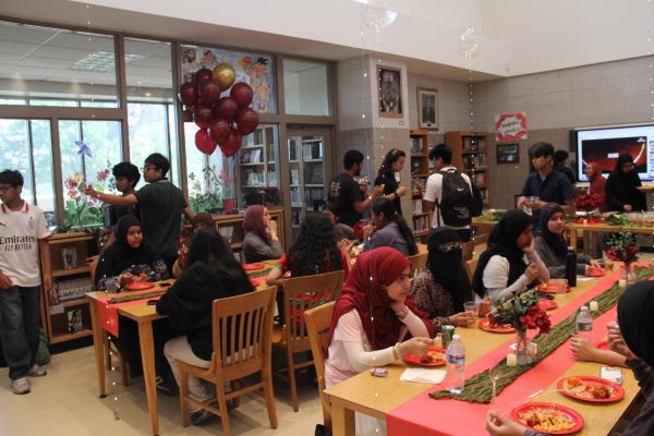 The MSA’s annual Henna Fest was held in the library where students participated in various activities including applying henna, playing games, and eating homemade foods